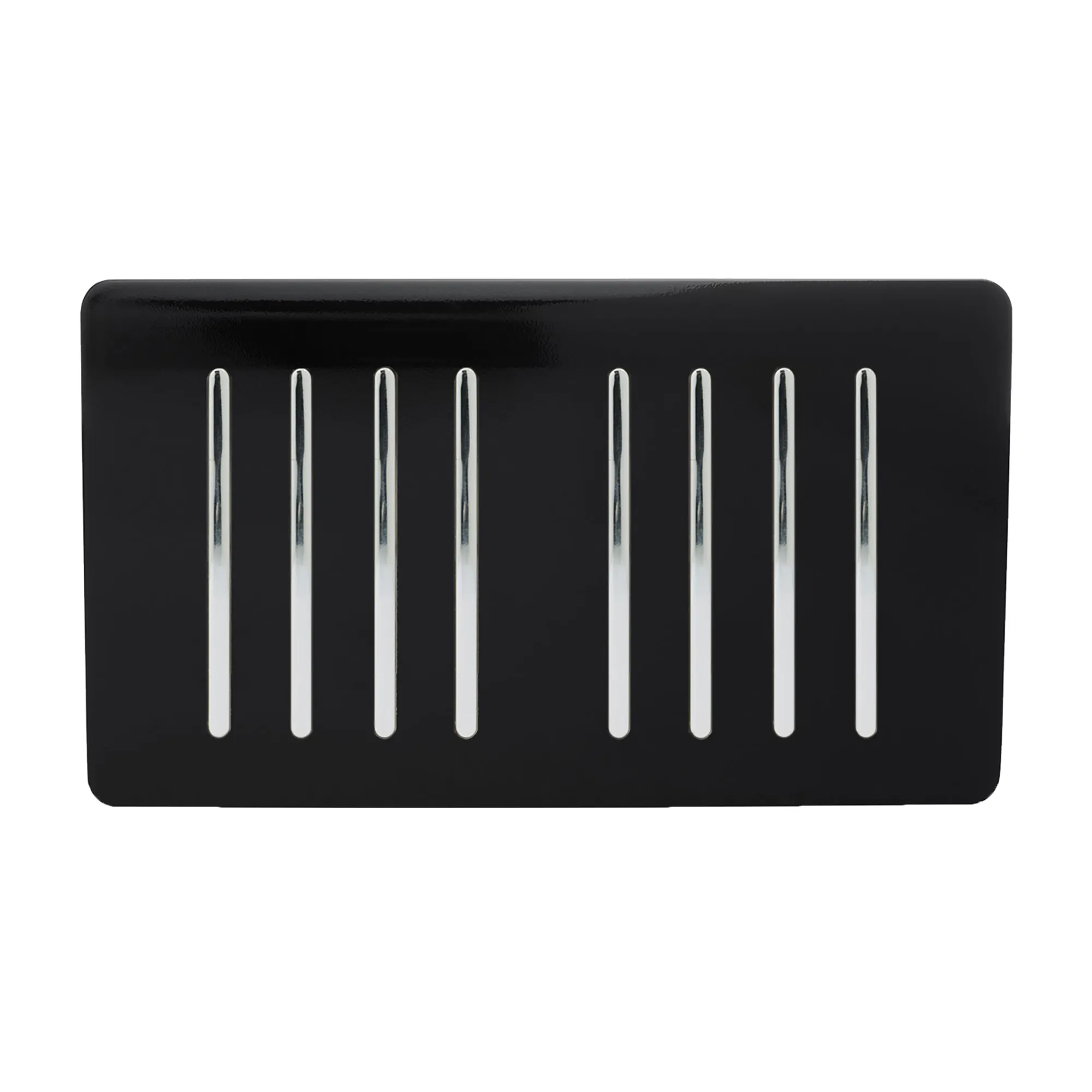 ART-SS88BK  8 Gang 2 Way 10 Amp Rocker Twin Plate Gloss Black